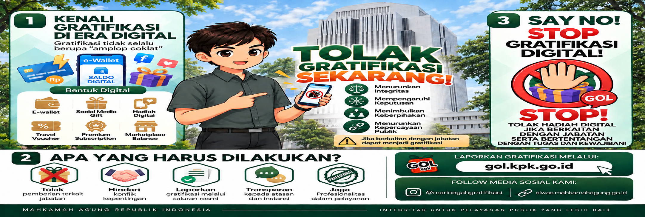Tolak Gratifikasi - Mahkamah Agung Republik Indonesia