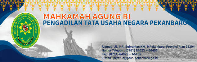 Website Resmi | Pengadilan Tata Usaha Negara Pekanbaru